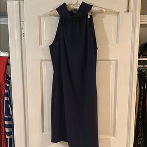 Sail to Sable Midnight Blue Sleeveless Mini Dress
